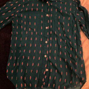 Blue Feather Flannel